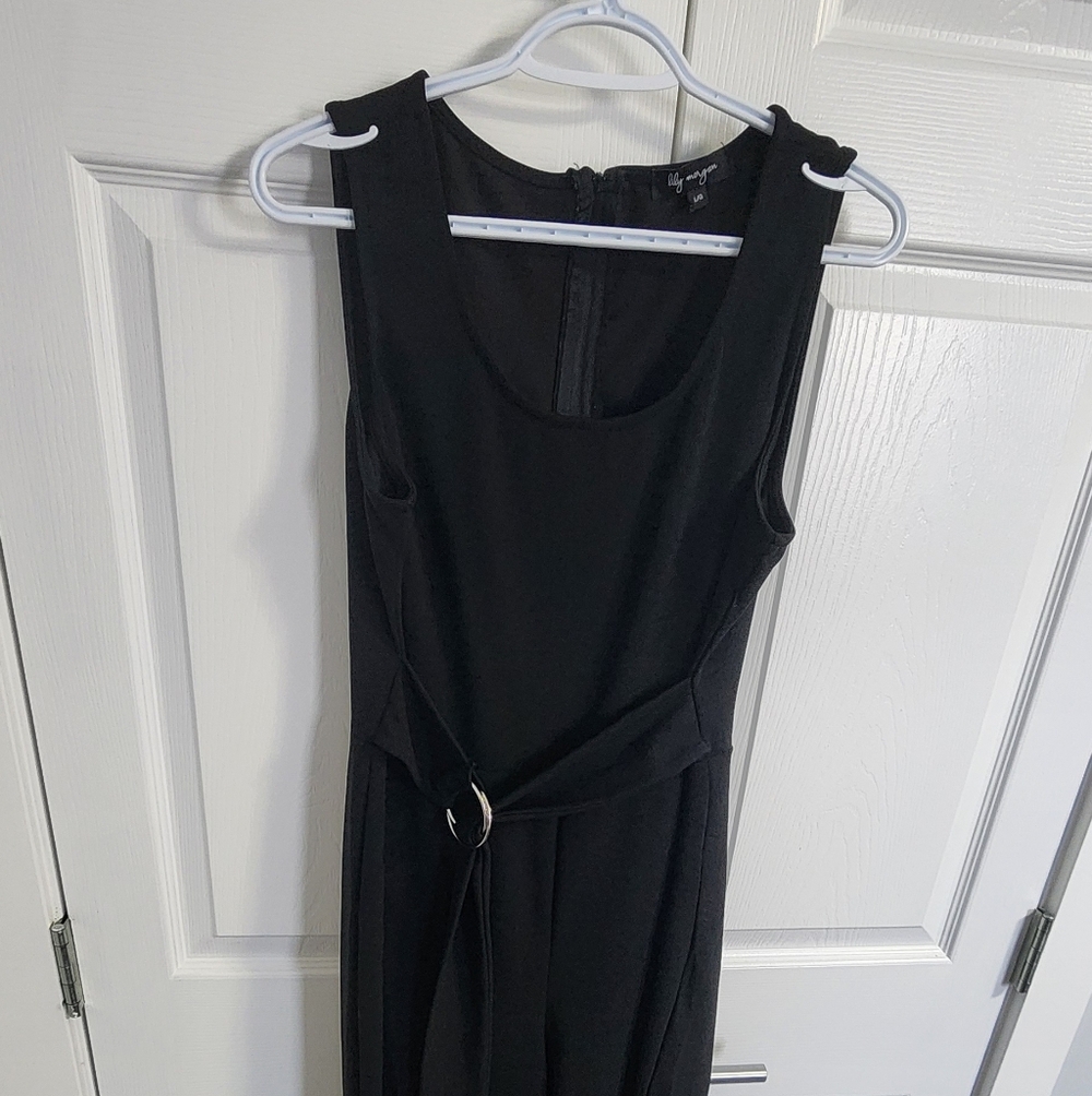 Chic Black Sleeveless Jumpsuit